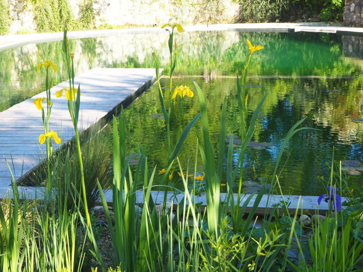 Maison Terre Les Cabanes De Fallot - Sauna Bain-Froid Piscine Naturelle L'isle-Bouzon Bagian luar foto